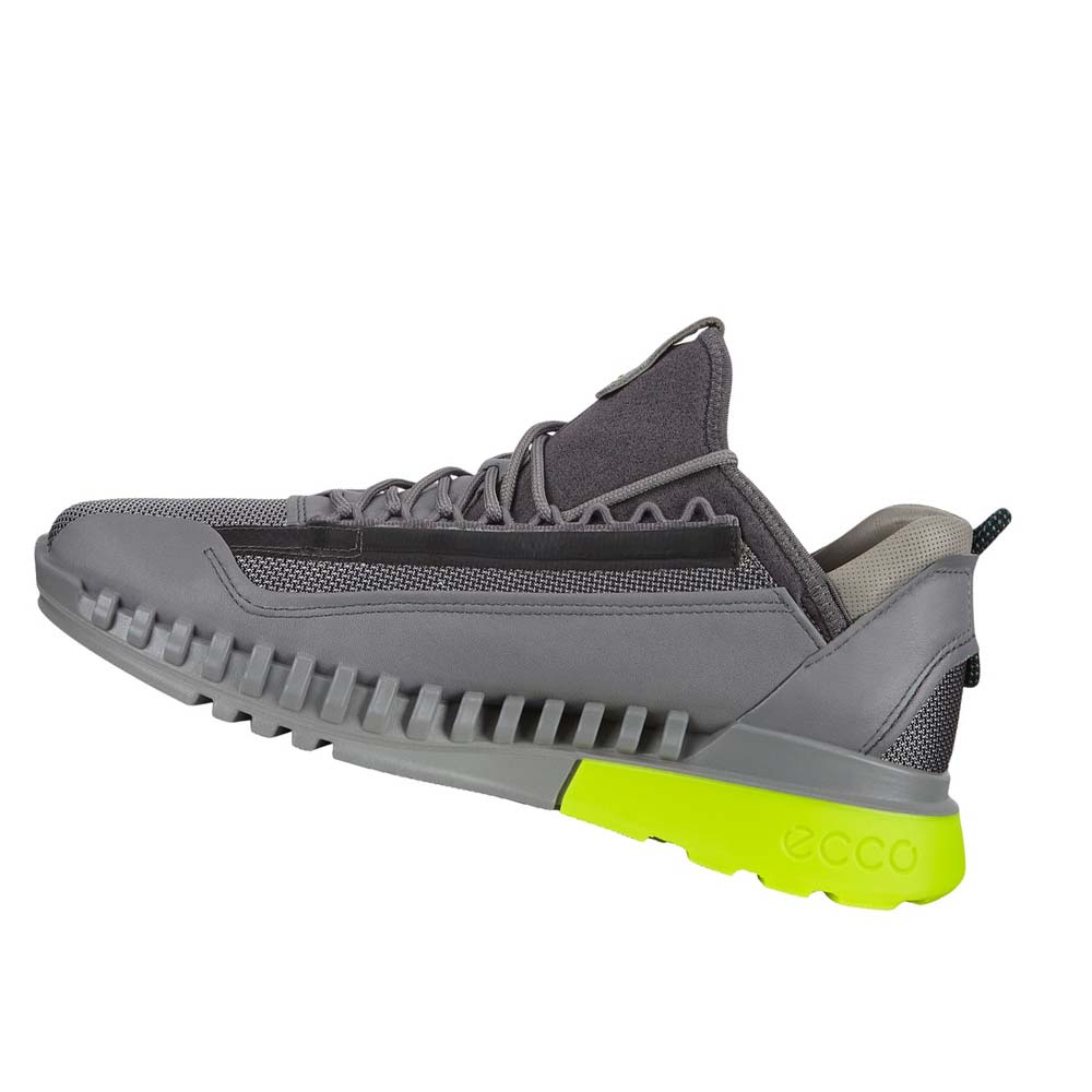 Ecco Zipflex Low Sneakers Herr Grå | SE 672JPQ